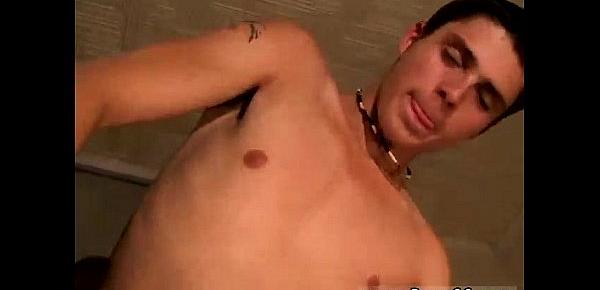  Twink in swim trunks by a lake porn and male teen first gay sex
